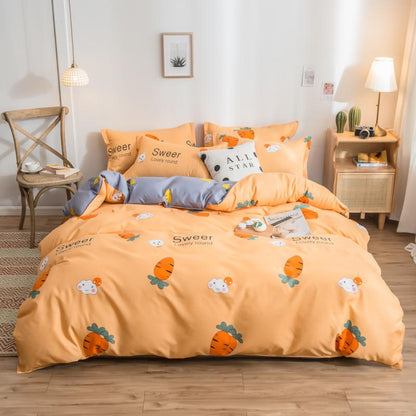 Cover Set Bed Cotton Quilt Bedsheet Bedding Duvet Fitted    Home Decor Supply | Online Retail | ShoreShopper.com