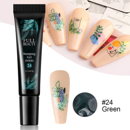 Nail Art Fluorescent Printing Glue, Nail Template Transfer Glue Hose Set    Home Decor Supply | Online Retail | ShoreShopper.com