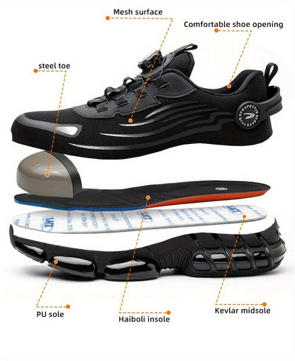 Buttoned Anti-Crush, Anti-Puncture, Comfortable, Breathable And Protective Safety Shoes    Home Decor Supply | Online Retail | ShoreShopper.com