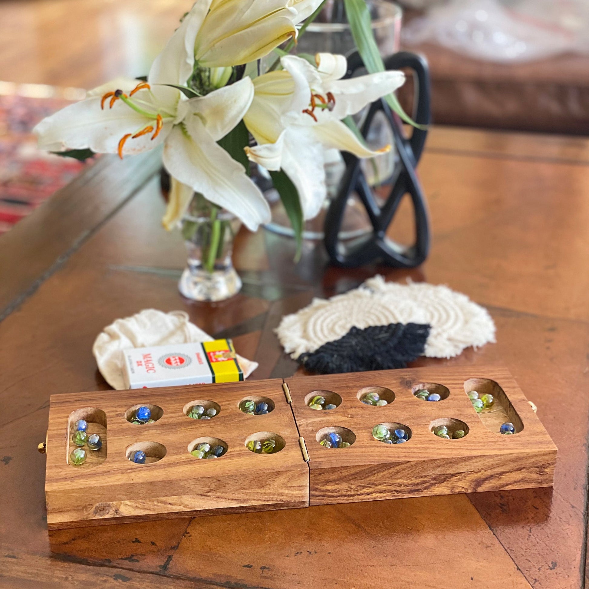 Handmade Mancala Cribbage Combo Game    Home Decor Supply | Online Retail | ShoreShopper.com