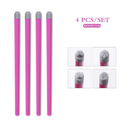 Nail Art Stamp Pen With Butterfly And Floral Designs DIY Nail Printing Pen Transfer Tool For Nail Art    Home Decor Supply | Online Retail | ShoreShopper.com