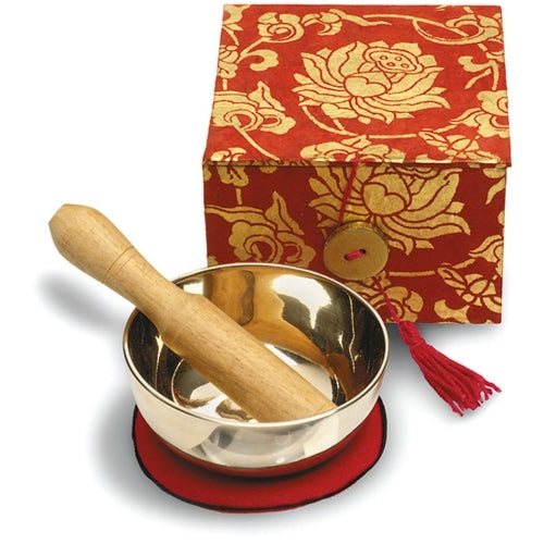Meditation Bowl Box: 3'' Red Lotus - DZI (Meditation)    Home Decor Supply | Online Retail | ShoreShopper.com