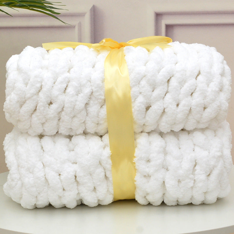 Handmade Thick Wool Woven Blanket Sofa    Home Decor Supply | Online Retail | ShoreShopper.com