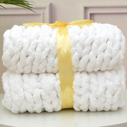 Handmade Thick Wool Woven Blanket Sofa    Home Decor Supply | Online Retail | ShoreShopper.com