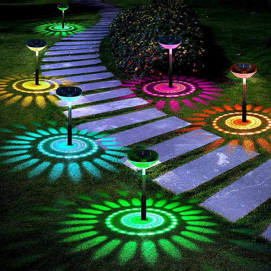 Outdoor Solar Lawn Projection Water Droplets Colorfully Inserted Lights    Home Decor Supply | Online Retail | ShoreShopper.com