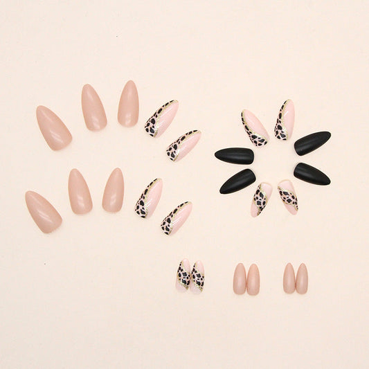 Lady Temperament Black Gold Leopard Nail Art    Home Decor Supply | Online Retail | ShoreShopper.com