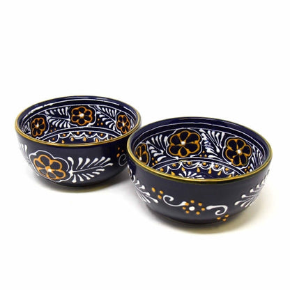 Half Moon Bowls - Blue, Set of Two - Encantada    Home Decor Supply | Online Retail | ShoreShopper.com
