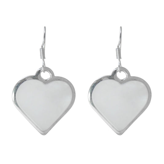 Mother of Pearl Heart Dangle Earrings    Home Decor Supply | Online Retail | ShoreShopper.com