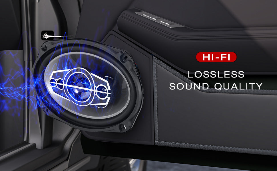 6 X 9 Coaxial Audio Speakers (Pair) 5-way 1000W Peak 4 Ohm Coaxial Tweeters Door Speakers    Home Decor Supply | Online Retail | ShoreShopper.com