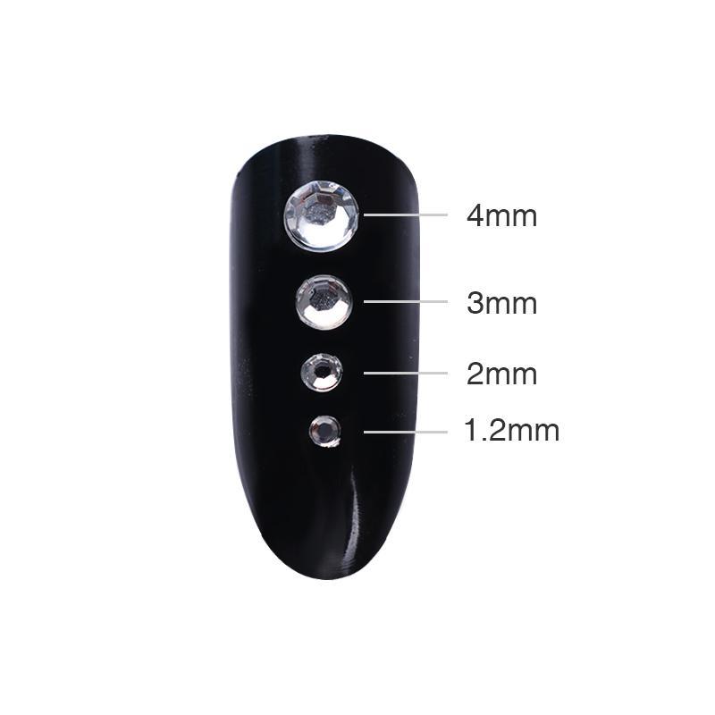 Nail Ornament Silver Nail Art Transparent Crystal    Home Decor Supply | Online Retail | ShoreShopper.com