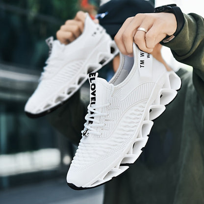 Athletic Footwear for Men - Cozy And Airy Sneakers, Practical, with a Soft Sole Ideal for Prolonged Standing, Featuring a Fish Scale Pattern for Gym Workouts, Walking, And Outdoor Pursuits    Home Decor Supply | Online Retail | ShoreShopper.com