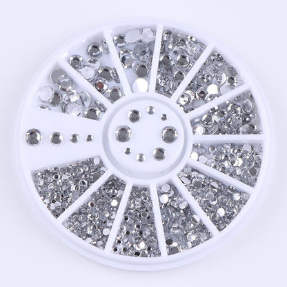 Nail Ornament Silver Nail Art Transparent Crystal    Home Decor Supply | Online Retail | ShoreShopper.com