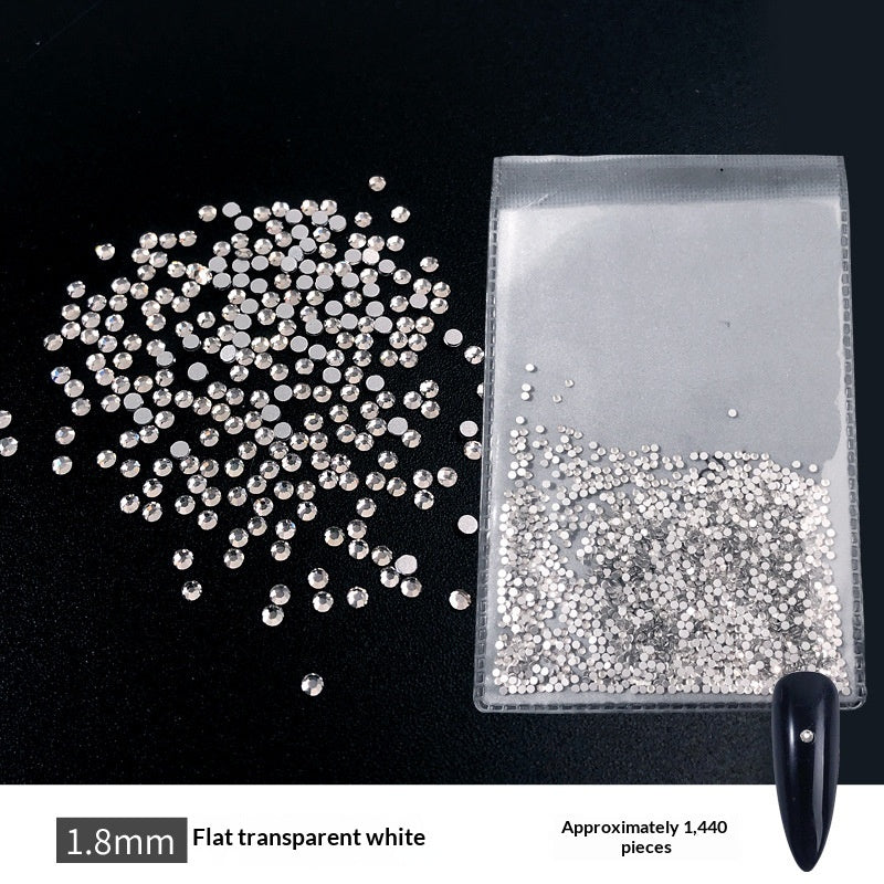 Transparent Flat-bottomed Small Round Rhinestones For Dazzling Nail Art    Home Decor Supply | Online Retail | ShoreShopper.com