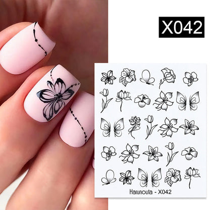 Nail Art Butterfly Sticker Flower Leaf Decal    Home Decor Supply | Online Retail | ShoreShopper.com