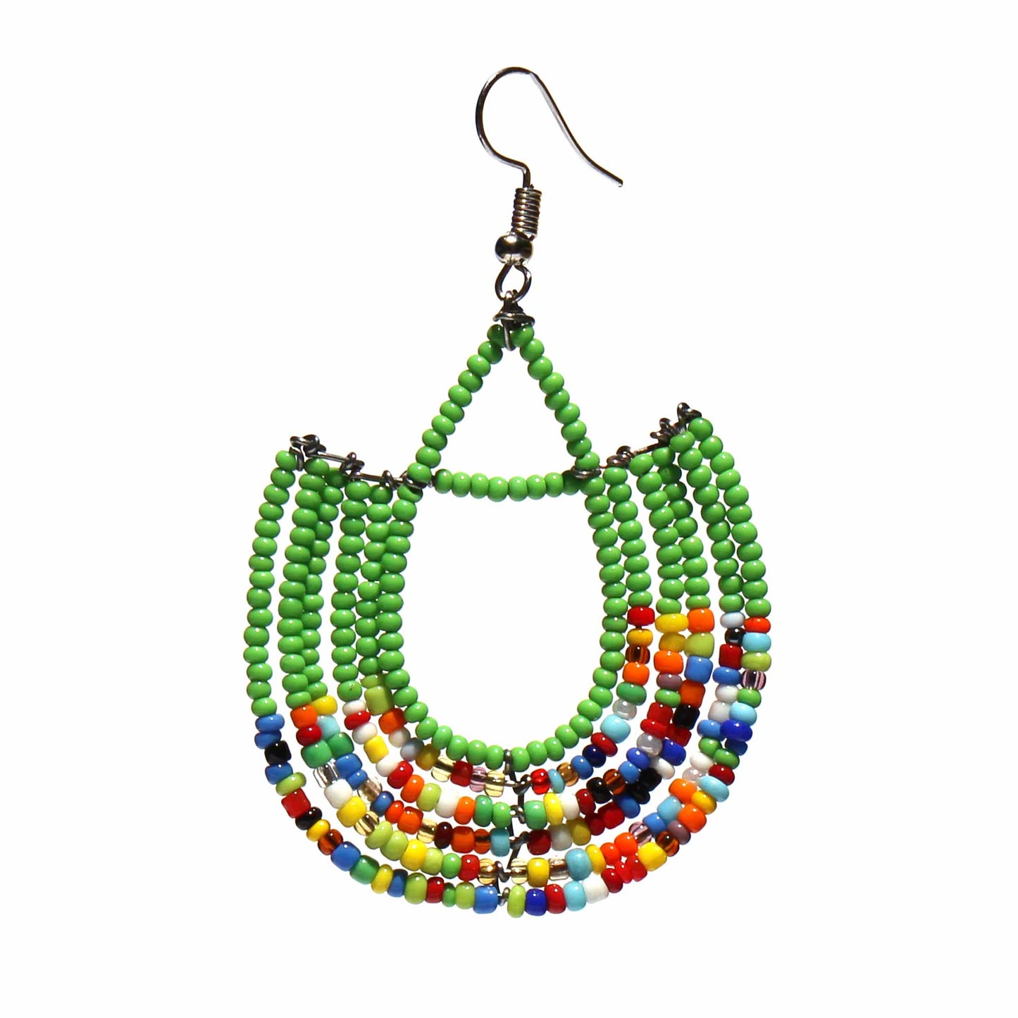 Maasai Bead Basket Dangle Earrings    Home Decor Supply | Online Retail | ShoreShopper.com