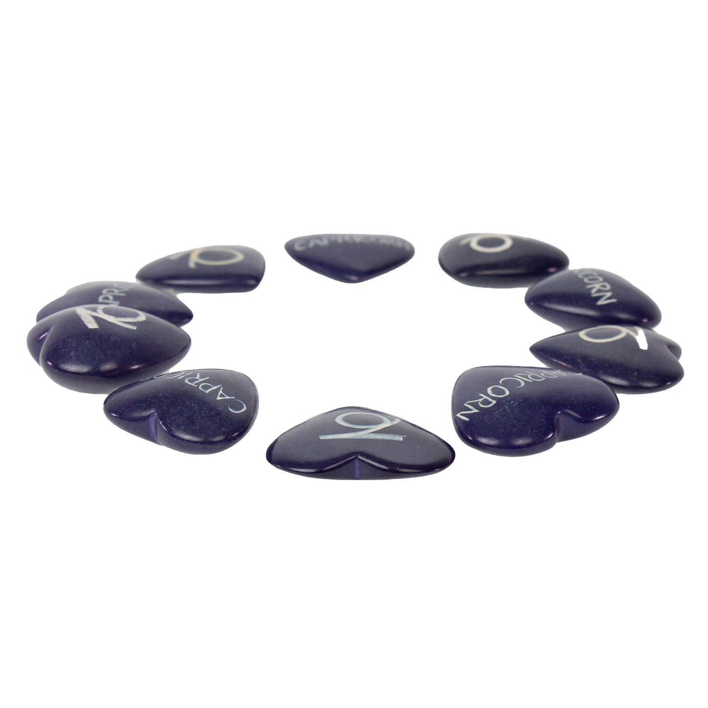 Zodiac Soapstone Hearts, Pack of 5: CAPRICORN    Home Decor Supply | Online Retail | ShoreShopper.com