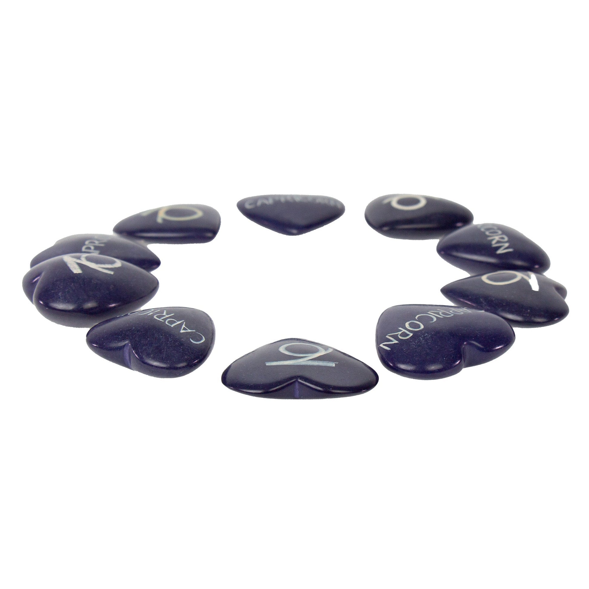 Zodiac Soapstone Hearts, Pack of 5: CAPRICORN    Home Decor Supply | Online Retail | ShoreShopper.com