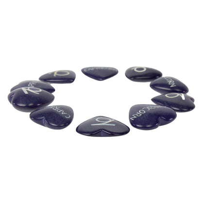 Zodiac Soapstone Hearts, Pack of 5: CAPRICORN    Home Decor Supply | Online Retail | ShoreShopper.com