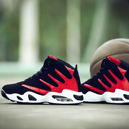 Professional Basketball Shoes for Men, Comfortable High-top Breathable Non-slip Shock Absorbing Lace-up Cushion Sneakers for Training, Running And Stepping    Home Decor Supply | Online Retail | ShoreShopper.com