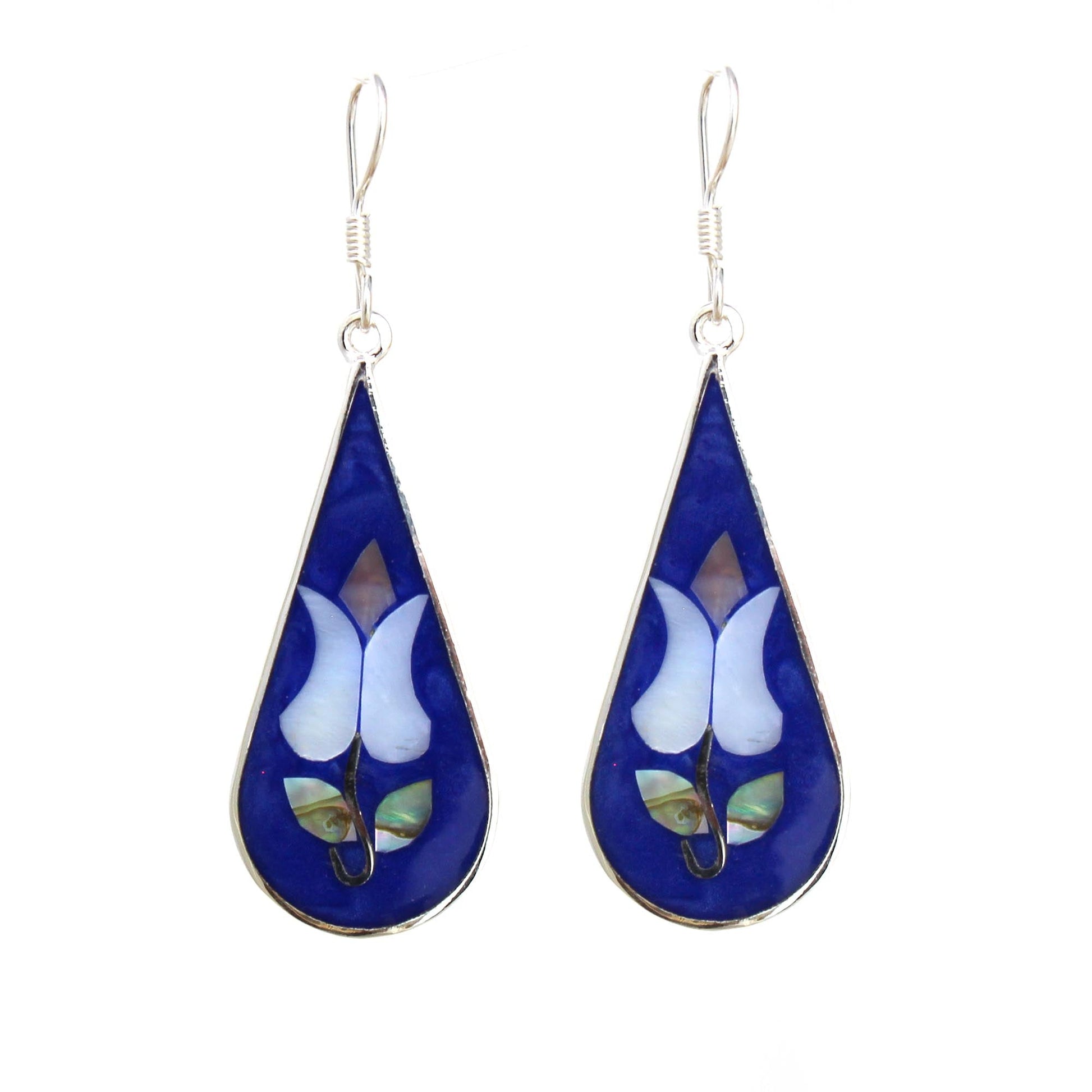 Tulip Abalone Teardrop Earrings    Home Decor Supply | Online Retail | ShoreShopper.com