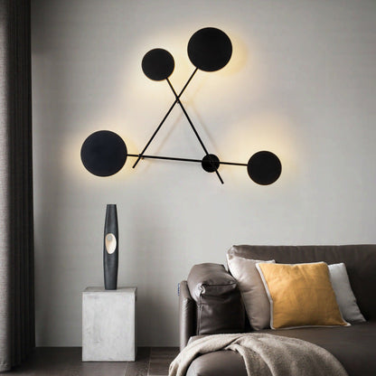 Nordic Industrial Style Triangular Living Room Modern Wrought Iron Led Wall Lamp    Home Decor Supply | Online Retail | ShoreShopper.com