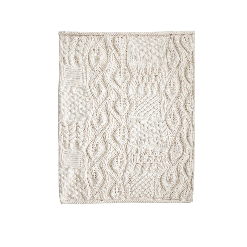 Hand-woven Thick Wool Blankets Sofa Towels And Blankets Upholstered And Photographed Blankets    Home Decor Supply | Online Retail | ShoreShopper.com