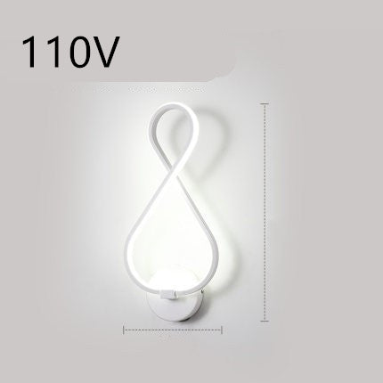led wall lamp nordic minimalist bedroom bedside lamp    Home Decor Supply | Online Retail | ShoreShopper.com