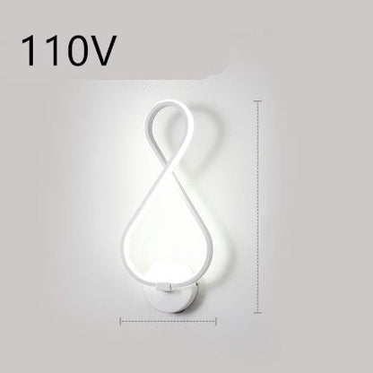 led wall lamp nordic minimalist bedroom bedside lamp    Home Decor Supply | Online Retail | ShoreShopper.com