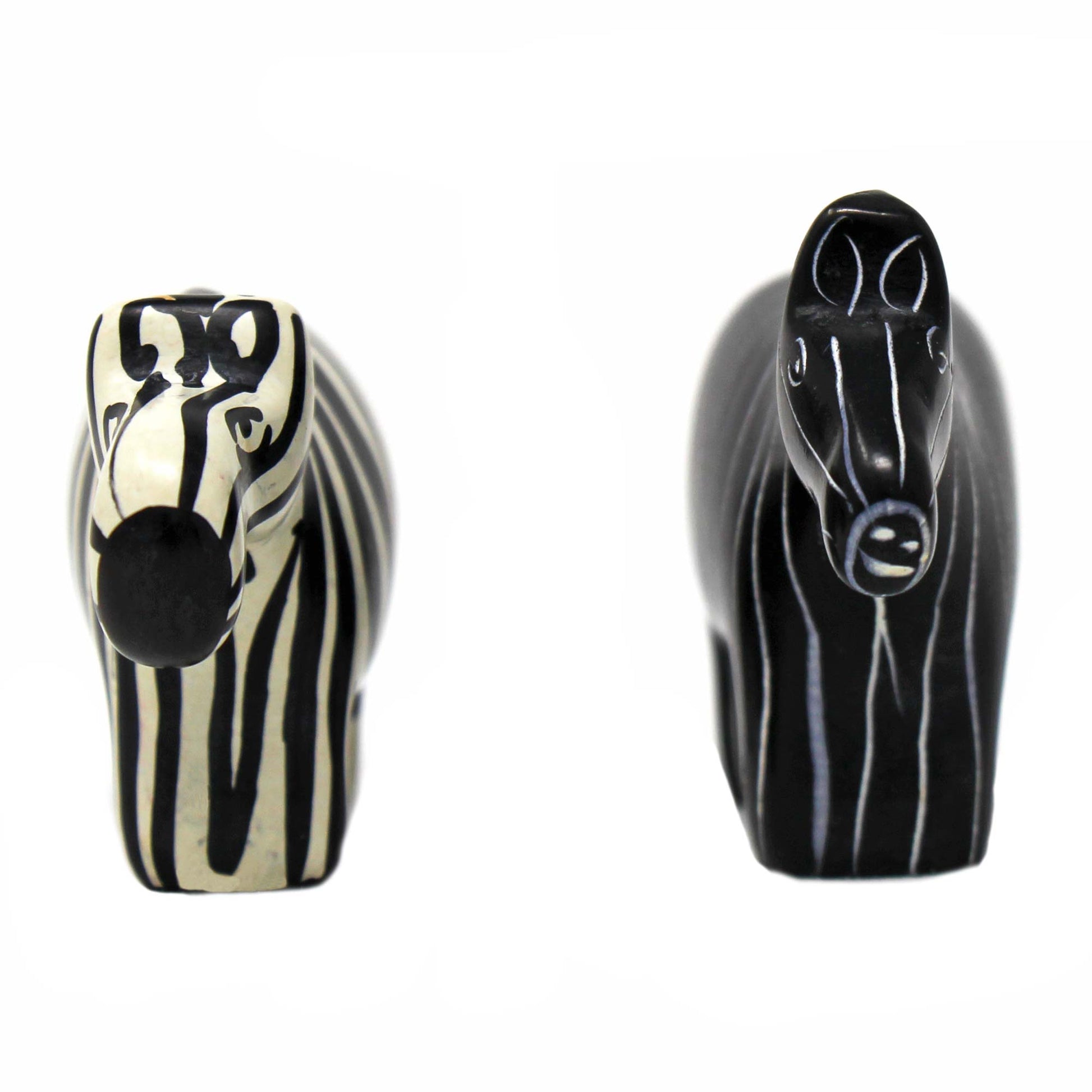 Zebra Soapstone Sculptures, Set of 2    Home Decor Supply | Online Retail | ShoreShopper.com