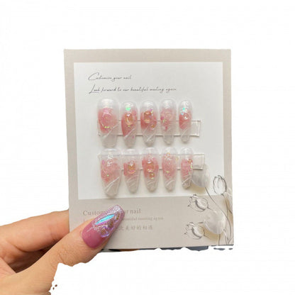 Gentle Strawberry Crystal Wear Tourmaline Clear Pure Desire Nail Art    Home Decor Supply | Online Retail | ShoreShopper.com
