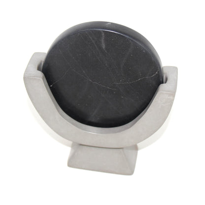 Compass Soapstone Sculpture, Dark Gray Stone    Home Decor Supply | Online Retail | ShoreShopper.com