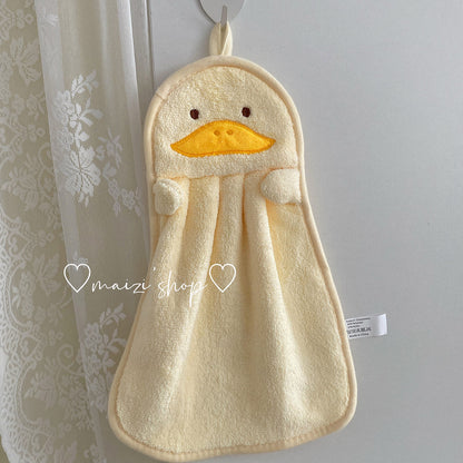 Towels Can Hang Coral Fleece Absorbent Towels To Wipe Face Bathroom Children    Home Decor Supply | Online Retail | ShoreShopper.com