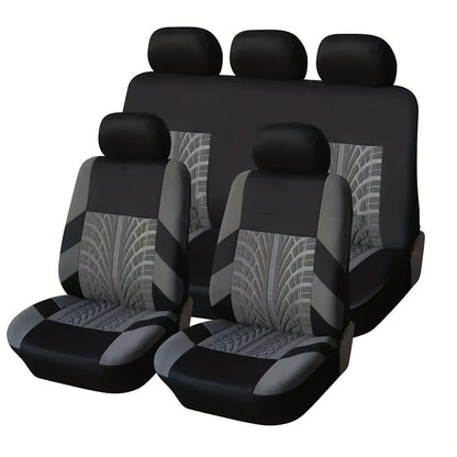 Tire Track Seat Covers Breathable Universal Set of 5    Home Decor Supply | Online Retail | ShoreShopper.com