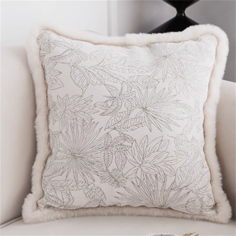 Jacquard Pillow Cover Lumbar Support Pillow    Home Decor Supply | Online Retail | ShoreShopper.com