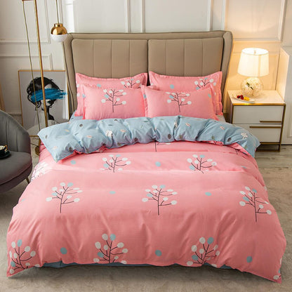 Cover Set Bed Cotton Quilt Bedsheet Bedding Duvet Fitted    Home Decor Supply | Online Retail | ShoreShopper.com