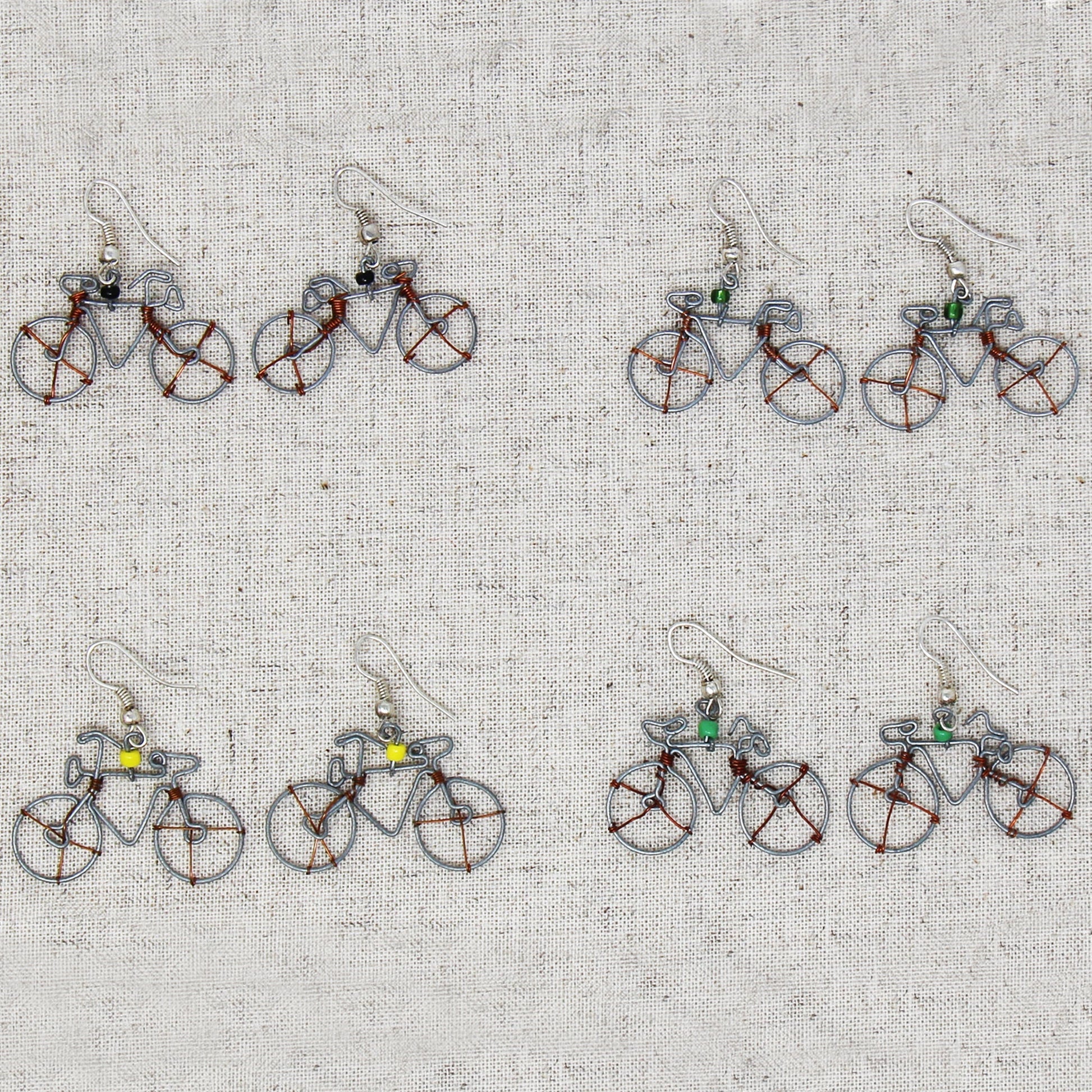 Wire Bicycle Earrings - Creative Alternatives    Home Decor Supply | Online Retail | ShoreShopper.com