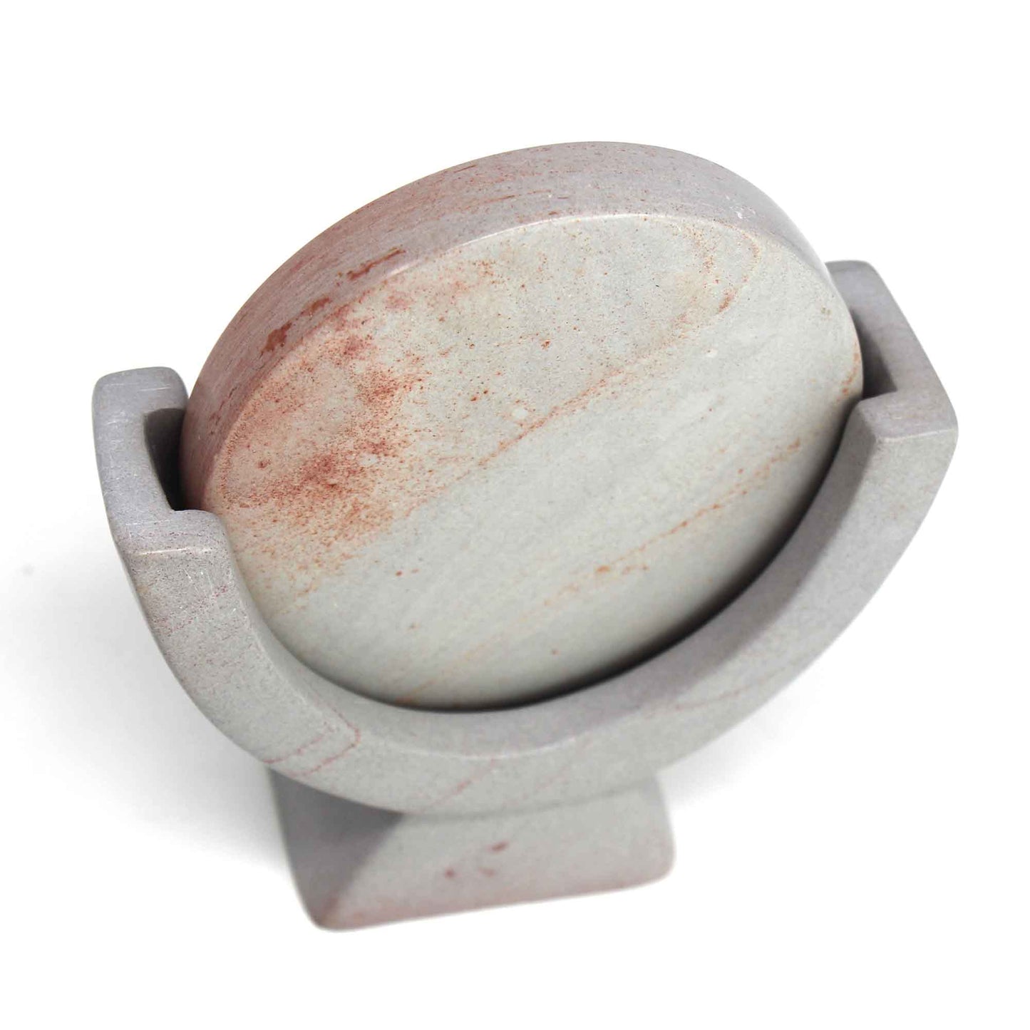 Compass Soapstone Sculpture, Light Gray Stone    Home Decor Supply | Online Retail | ShoreShopper.com