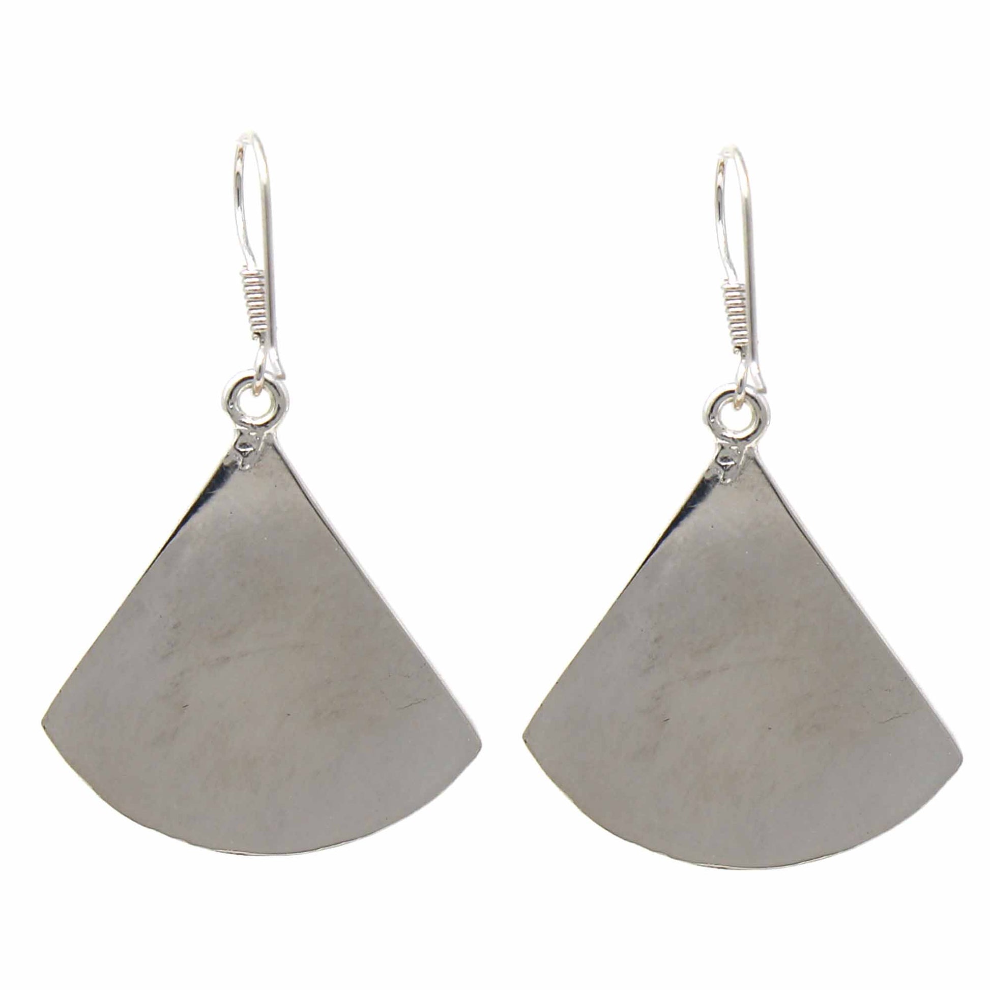 Pink Clam Shell Fan Drop Earrings    Home Decor Supply | Online Retail | ShoreShopper.com