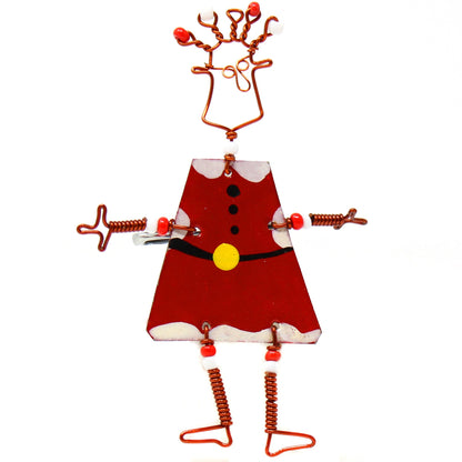 Set of 10 Dancing Girl Santa Pins - Creative Alternatives    Home Decor Supply | Online Retail | ShoreShopper.com