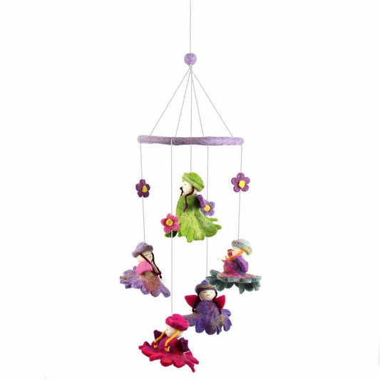 Felt Flower Fairy Mobile - Global Groove    Home Decor Supply | Online Retail | ShoreShopper.com