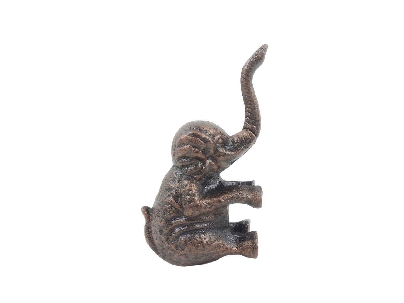 Rustic Copper Cast Iron Elephant Metal Door Stop 8""    Home Decor Supply | Online Retail | ShoreShopper.com