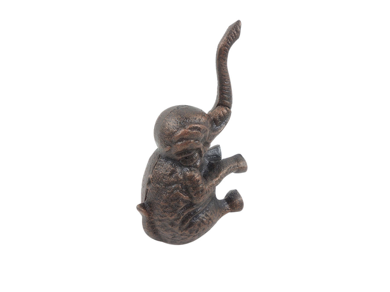 Rustic Copper Cast Iron Elephant Metal Door Stop 8""    Home Decor Supply | Online Retail | ShoreShopper.com
