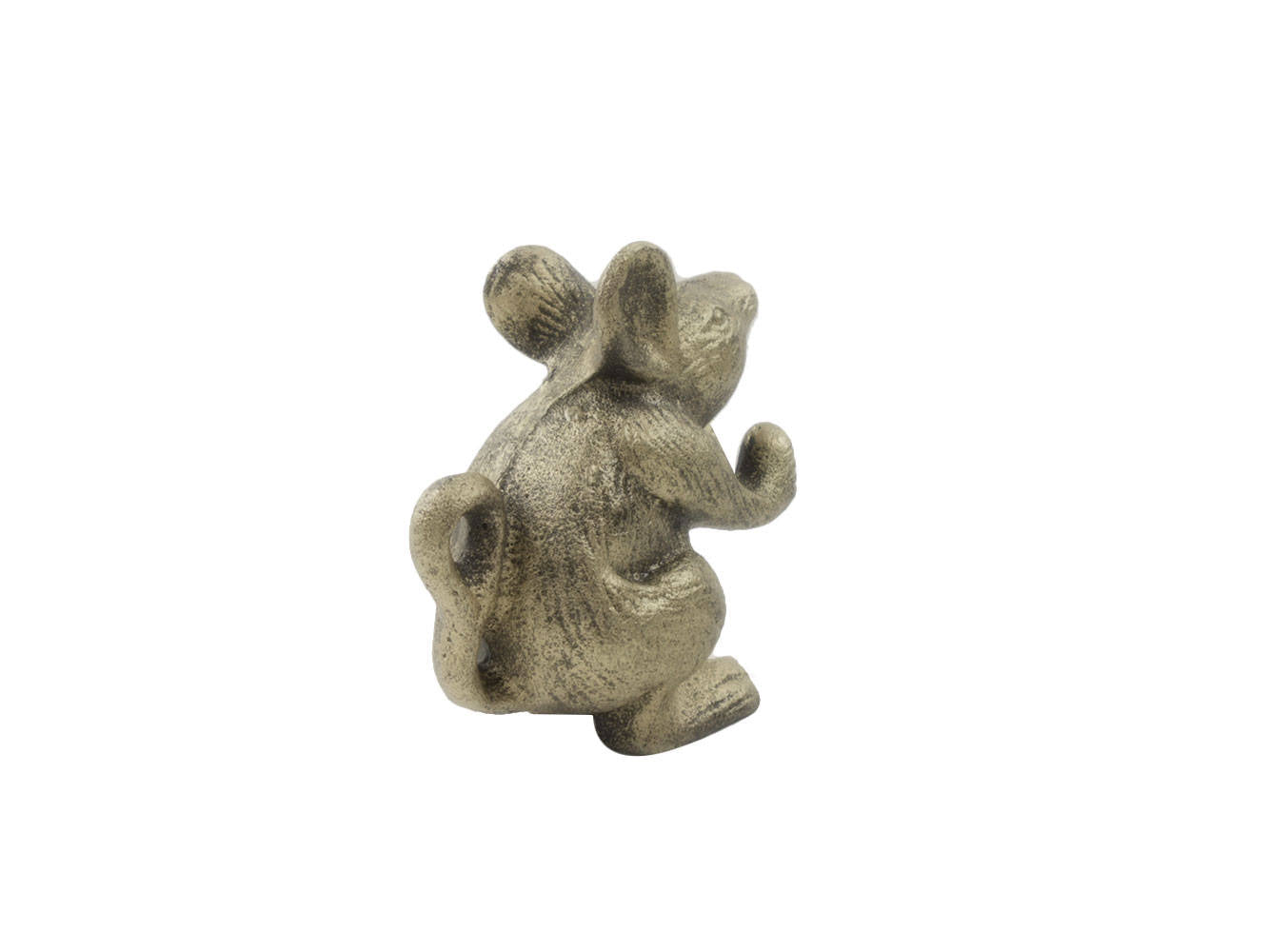 Rustic Gold Cast Iron Mouse Door Stopper 5""    Home Decor Supply | Online Retail | ShoreShopper.com