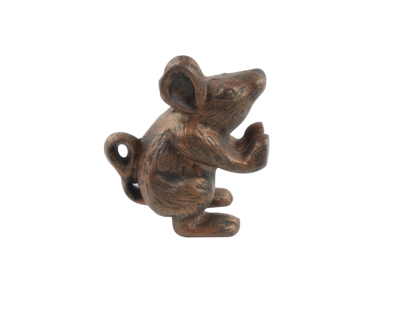 Rustic Copper Cast Iron Mouse Door Stopper 5""    Home Decor Supply | Online Retail | ShoreShopper.com