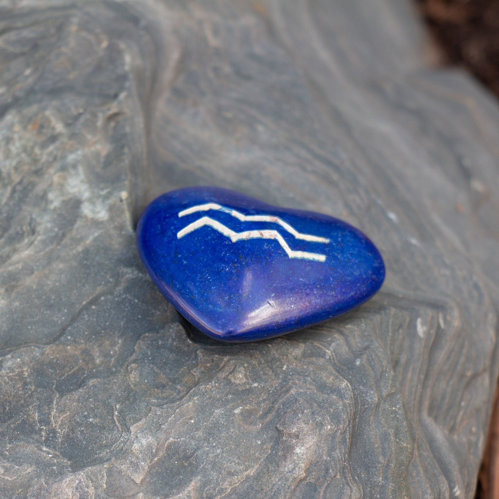 Zodiac Soapstone Hearts, Pack of 5: AQUARIUS    Home Decor Supply | Online Retail | ShoreShopper.com