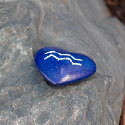 Zodiac Soapstone Hearts, Pack of 5: AQUARIUS    Home Decor Supply | Online Retail | ShoreShopper.com