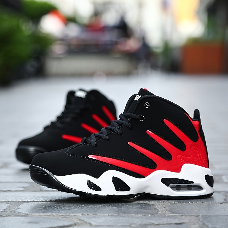 Professional Basketball Shoes for Men, Comfortable High-top Breathable Non-slip Shock Absorbing Lace-up Cushion Sneakers for Training, Running And Stepping    Home Decor Supply | Online Retail | ShoreShopper.com