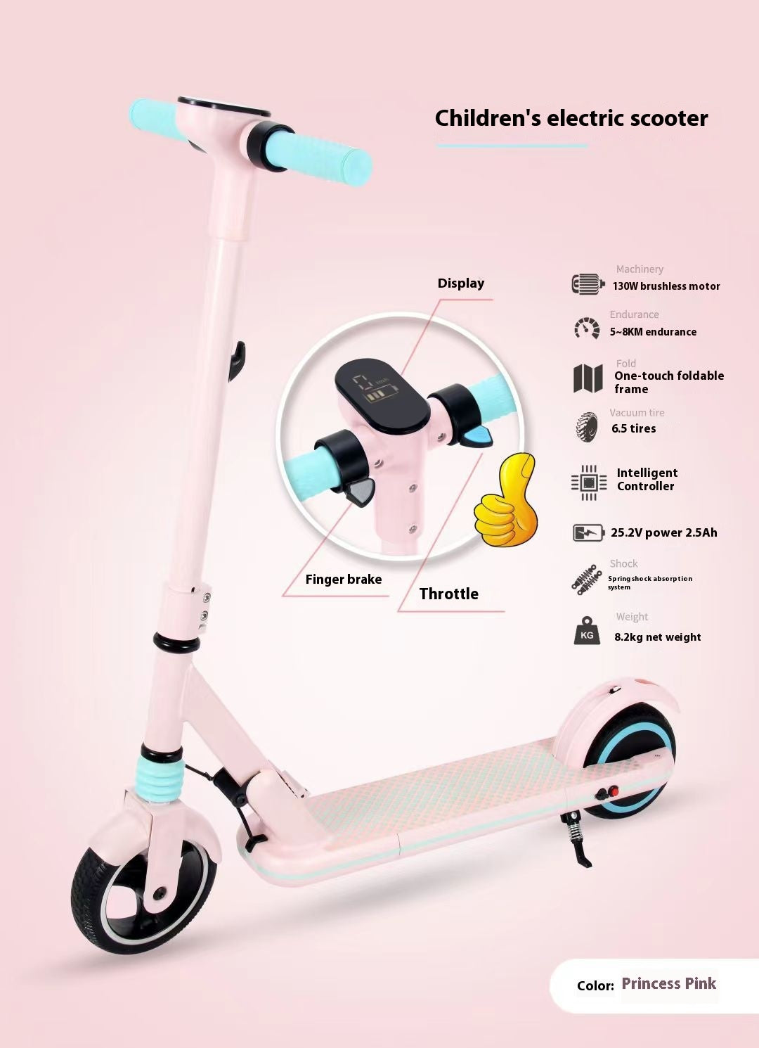 Aluminum Alloy Electric Children's Scooter    Home Decor Supply | Online Retail | ShoreShopper.com
