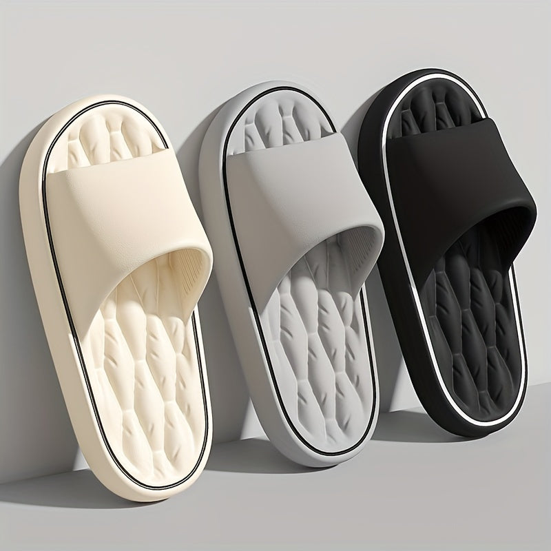 1pc Men'S for home Anti-Slip Slippers Thick Sole Silent Bathroom Shower Soft Elastic Cushioning Slippers Comfortable For Home/Wear Out Non-Stuffy.    Home Decor Supply | Online Retail | ShoreShopper.com