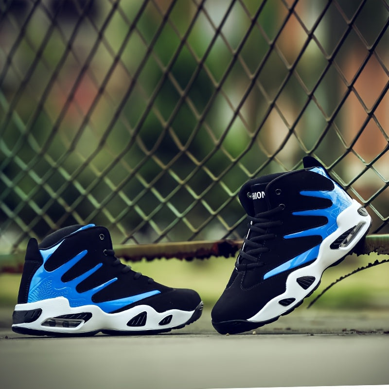 Professional Basketball Shoes for Men, Comfortable High-top Breathable Non-slip Shock Absorbing Lace-up Cushion Sneakers for Training, Running And Stepping    Home Decor Supply | Online Retail | ShoreShopper.com
